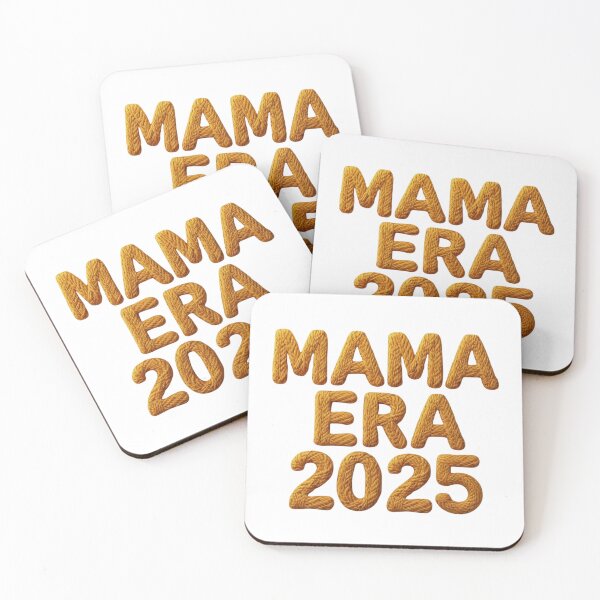 Item preview, Mama Era 2025 Knitted Typography – Cozy New Mom Aesthetic Design designed and sold by SinghDesignHub.