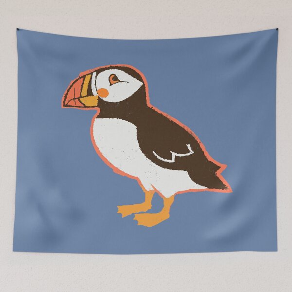 Item preview, Puffin Bird Art – Cute Coastal Seabird designed and sold by donwillisjrart.