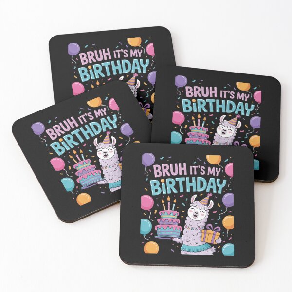 Item preview, Bruh Its My Birthday Llama Pinata Boy Girl Family Bday Party 8 designed and sold by AquaKiev.