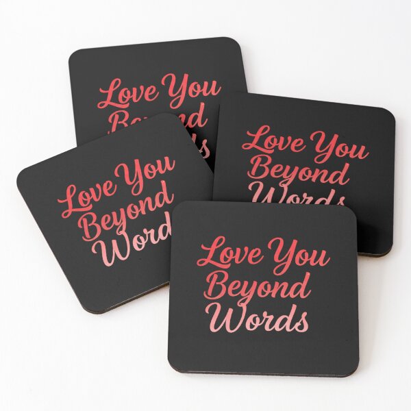 Item preview, Love You Beyond Words designed and sold by MofazStyle.