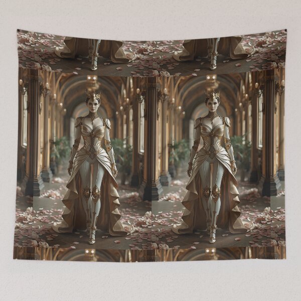Item preview, Golden Android Queen designed and sold by CreativeCorez.