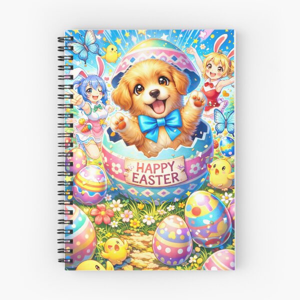 Item preview, Happy Easter Anime Puppy in Egg designed and sold by Dominik1994.