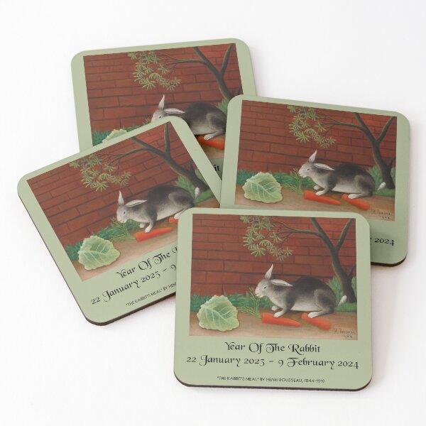 Item preview, Year Of The Rabbit - Henri Rousseau designed and sold by KeksWorkroom.