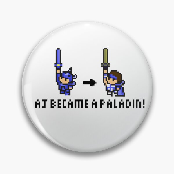 Item preview, AJ Let's Plays: AJ Became a Paladin! designed and sold by AJ's Art Corner.