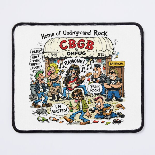 Item preview, Cartoon Illustration Inspired by Punk Club Culture designed and sold by Arte Cartoon From TagTeam Group.