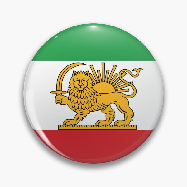 Item preview, Iranian Lion and Sun Flag designed and sold by wickedcartoons.