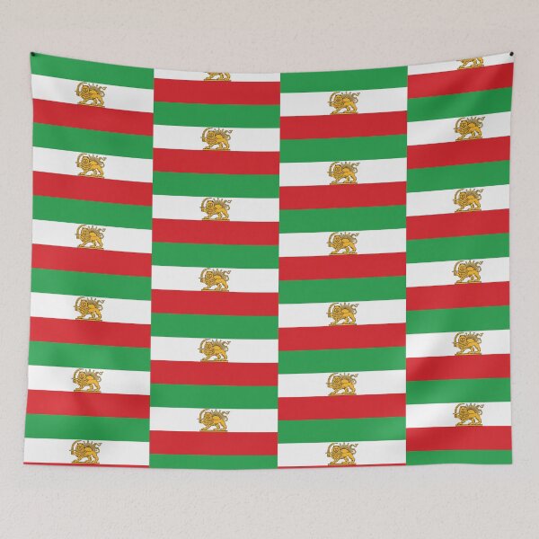 Item preview, Iranian Lion and Sun Flag designed and sold by wickedcartoons.