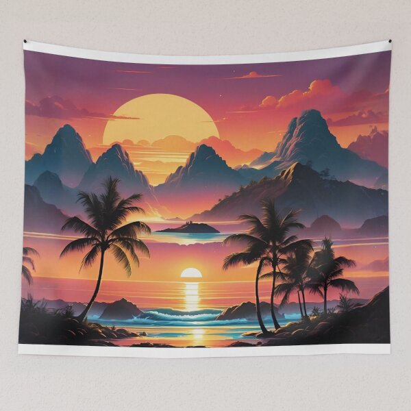 Item preview, Twin Suns Over a Dreamed Shore designed and sold by CASASIS_MERCH.
