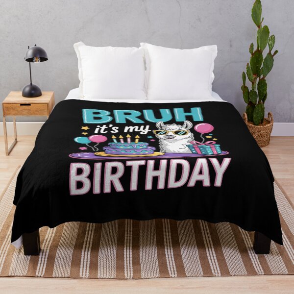 Item preview, Bruh Its My Birthday Llama Pinata Boy Girl Family Party Bday 4 designed and sold by MarryIsMonth.