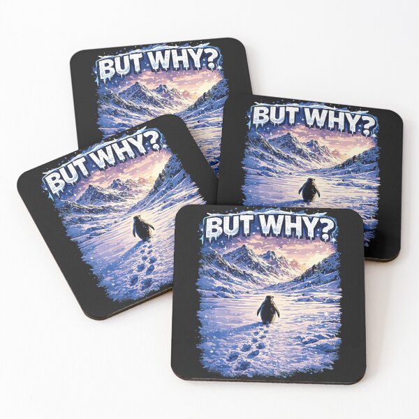 Item preview, ButWhy Lonely Penguin Walking Toward Snow Mountains Hiking designed and sold by tulinorampyc.