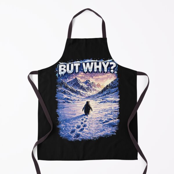 Item preview, ButWhy Lonely Penguin Walking Toward Snow Mountains Hiking designed and sold by tulinorampyc.