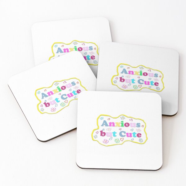 Item preview, Anxious but Cute – Funny Mental Health Quote designed and sold by BernArts.