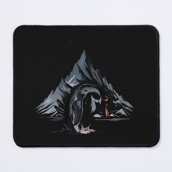 Item preview, ButWhy Lonely Penguin Walking Toward Snow Mountains Hiking designed and sold by tulinorampyc.