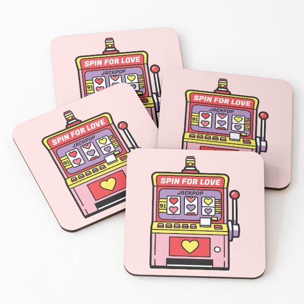 Item preview, Spin for Love Valentine Slot Machine Cute Heart designed and sold by Quipzzy.