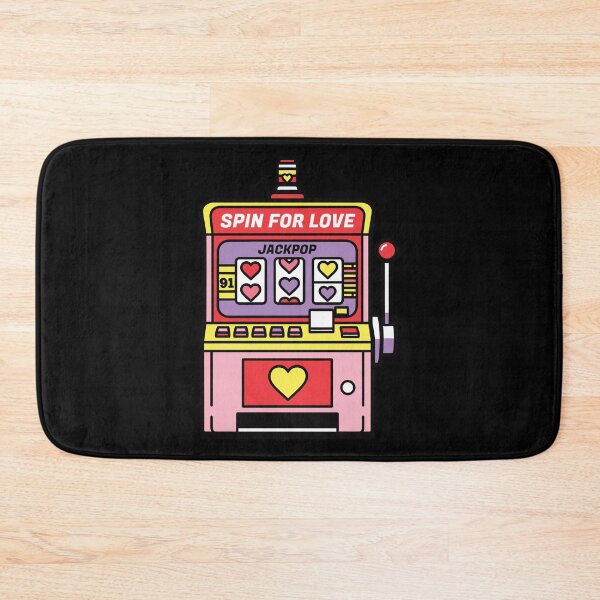 Item preview, Spin for Love Valentine Slot Machine Cute Heart designed and sold by Quipzzy.