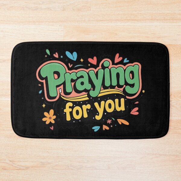 Item preview, Praying For You - Retro Groovy Doodle Christian Quote designed and sold by Verse & Vibes.