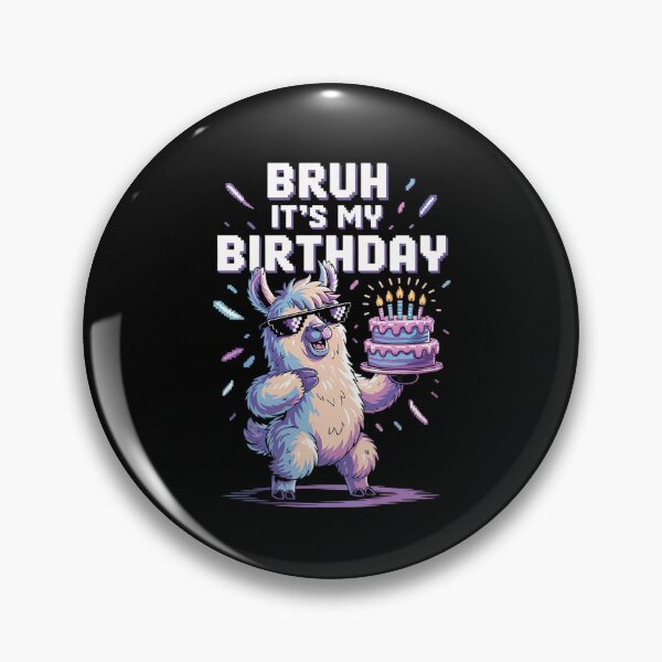 Item preview, Bruh Its My Birthday Llama Pinata Boy Girl Family Party Bday 12 designed and sold by MarryIsMonth.