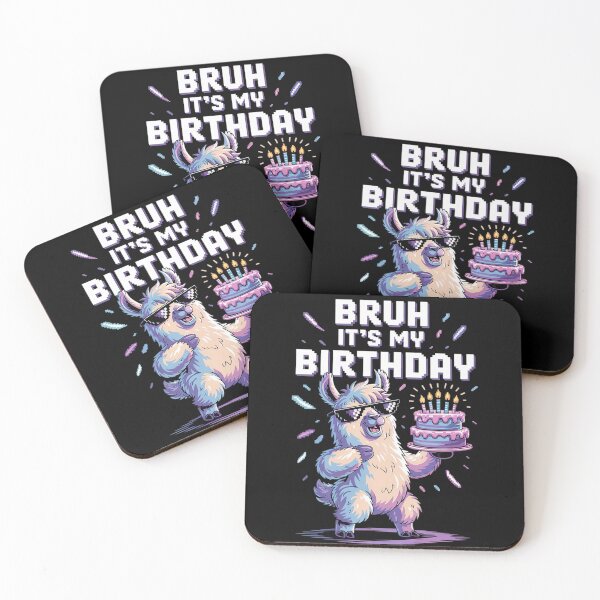 Item preview, Bruh Its My Birthday Llama Pinata Boy Girl Family Party Bday 12 designed and sold by MarryIsMonth.