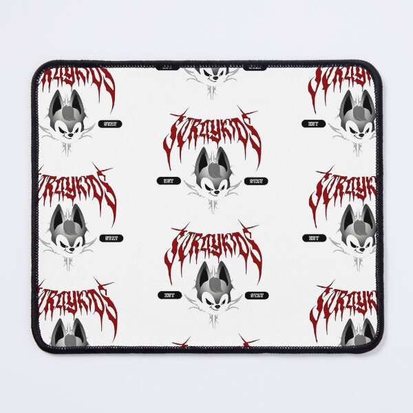 Item preview, SKZOO WolfChan, dominATE World tour Stray Kids (red logo) designed and sold by BokieMD.