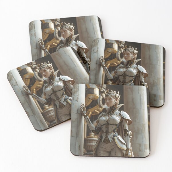 Item preview, Crimson Android Queen queen of power designed and sold by CreativeCorez.