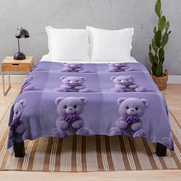 Item preview, Lavender Teddy Love designed and sold by PixelVibe782.