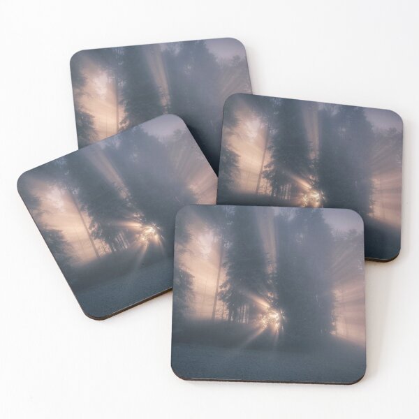 Item preview, Light rays in the cloud forest – Mystical nature photography designed and sold by Mauswohn.