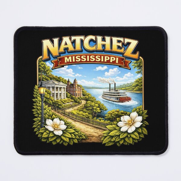 Item preview, Natchez Mississippi - River Town designed and sold by Myra365Art.