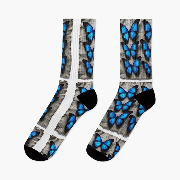 Item preview, Blue Butterflies on Paper designed and sold by PixelVibe782.