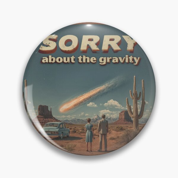 Item preview, Comet collision course illustration designed and sold by AHumanInTheLoop.