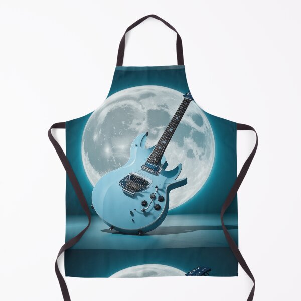 Item preview, Moonlight Blue Guitar designed and sold by PixelVibe782.