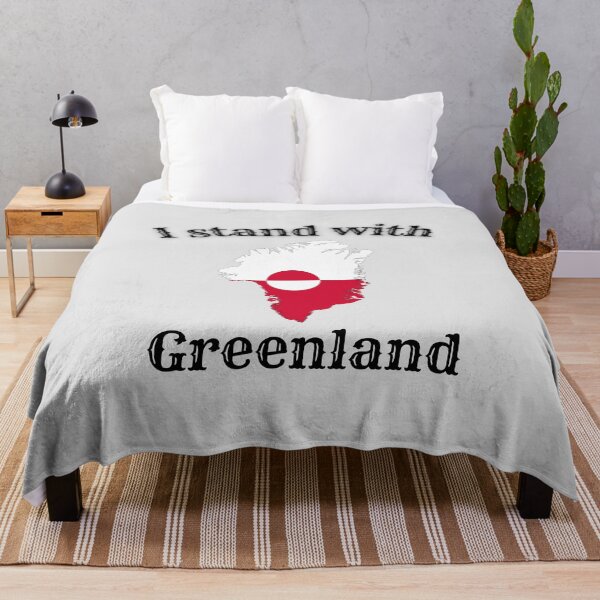 Item preview, I Stand With Greenland Map Flag - Arctic Heritage & Pride designed and sold by Basma Store.
