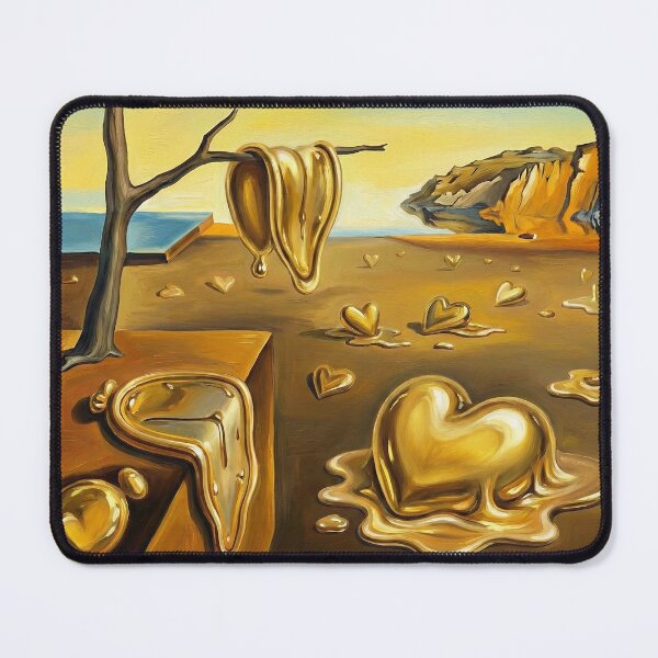 Item preview, Melting Golden Hearts in Dali Style designed and sold by AgingeR.