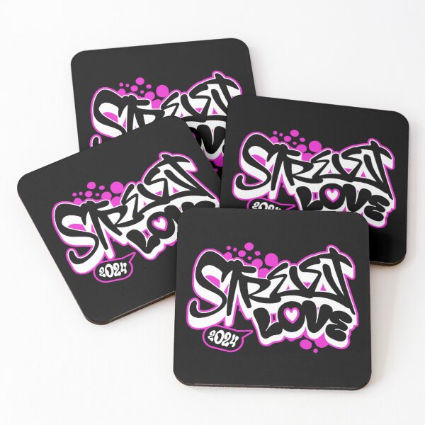 Item preview, Street Love Graffiti Art - Pink Bubble Letter Streetwear designed and sold by GenZFashion000.