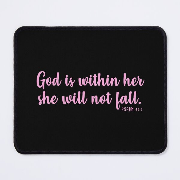 Item preview, God Is Within Her She Will Not Fall designed and sold by corbrand.