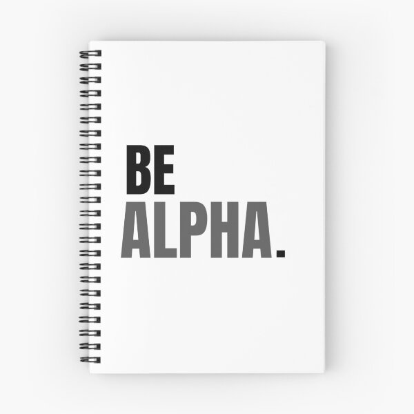 Item preview, Be Alpha Motivational Typography Design designed and sold by TorqueThread.