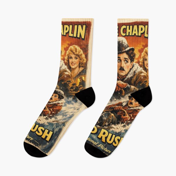 Item preview, Charlie Chaplin The Gold Rush – Vintage Movie Poster Design designed and sold by Mauswohn.