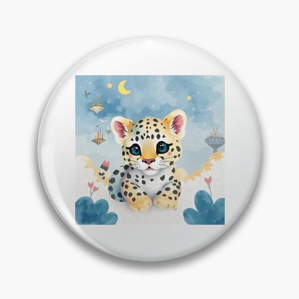 Item preview, Watercolor Clouded Leopard Fantasy designed and sold by sharon1210.