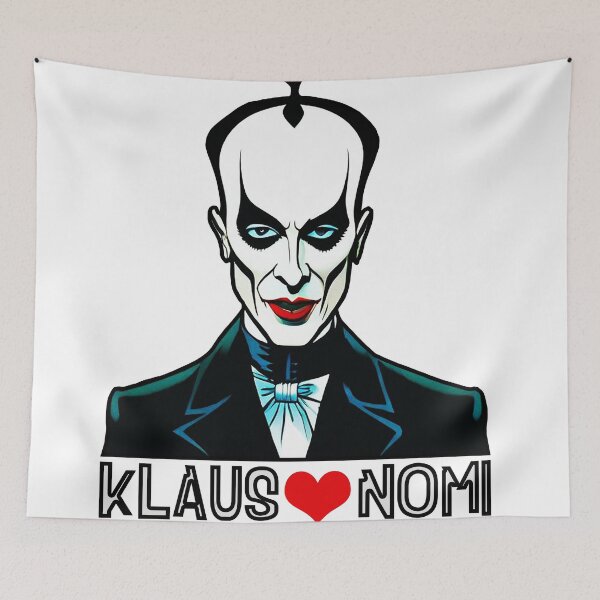 Item preview, New Wave Serenade: Cartoon Portrait of the Legendary Kaus NOMI designed and sold by Arte Cartoon From TagTeam Group.