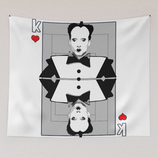 Item preview, Klaus Nomi Cards, Heartbeat Monarch: Cartoon Tribute to New Wave Sovereign, Kaus NOMI designed and sold by Arte Cartoon From TagTeam Group.