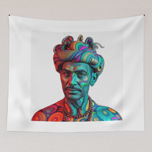 Item preview, Vivid Landman with Kaleidoscopic Patterns designed and sold by sharon1210.