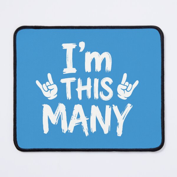Item preview, Im This Many 4th Birthday Rock n Roll Heavy Metal Hand Sign designed and sold by AdyKurniawan.