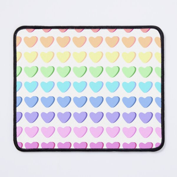 Item preview, Rainbow Candy Hearts Pattern Love Aesthetic Design designed and sold by BernArts.