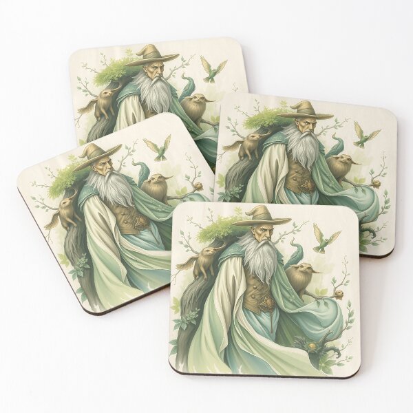 Item preview, Pastel Landman with Enchanted Forest Creatures designed and sold by sharon1210.