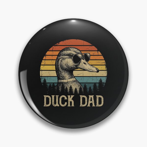 Item preview, Cool Duck Dad Retro Vintage Sunset Aviator Sunglasses designed and sold by AdyKurniawan.
