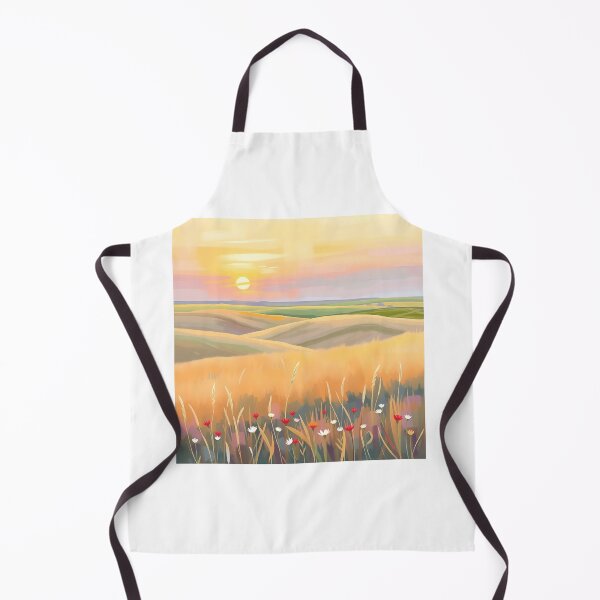 Item preview, Nebraska Rolling Plains Pastel Landscape designed and sold by sharon1210.