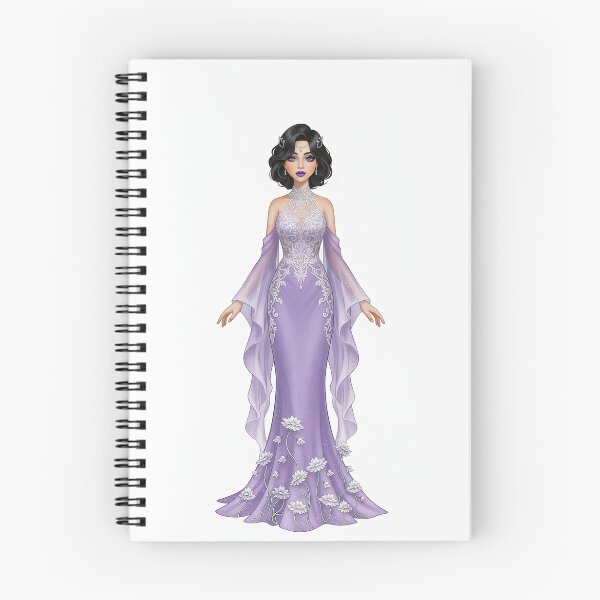 Item preview, Woman in a purple dress designed and sold by KwangCB.