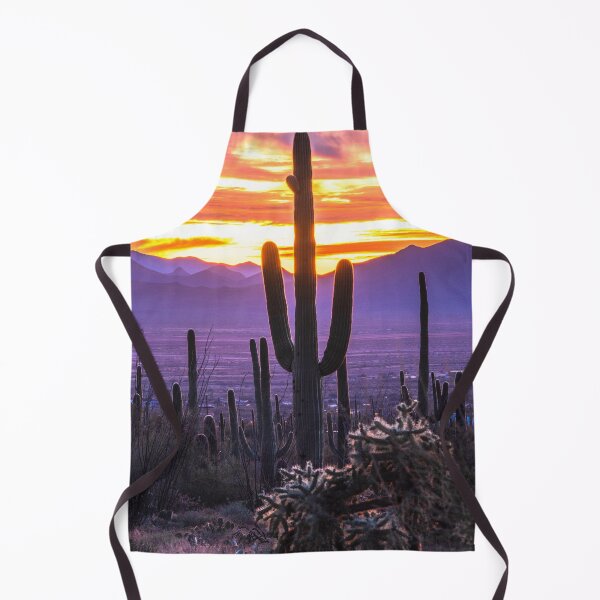 Item preview, Arizona Sunset with Saguaro Cactus designed and sold by Wild Afterglow.