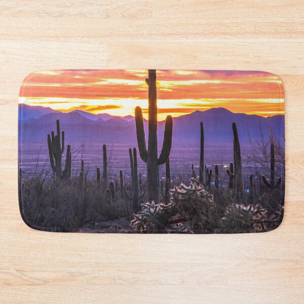Item preview, Arizona Sunset with Saguaro Cactus designed and sold by Wild Afterglow.
