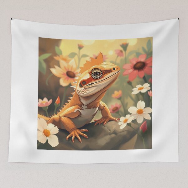 Item preview, Impressionistic Lizard Meme Art designed and sold by sharon1210.