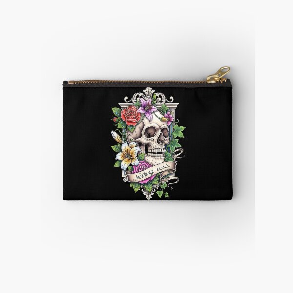 Item preview, Nothing Lasts Skull Frame Flowers and Foliage designed and sold by nuel-art.